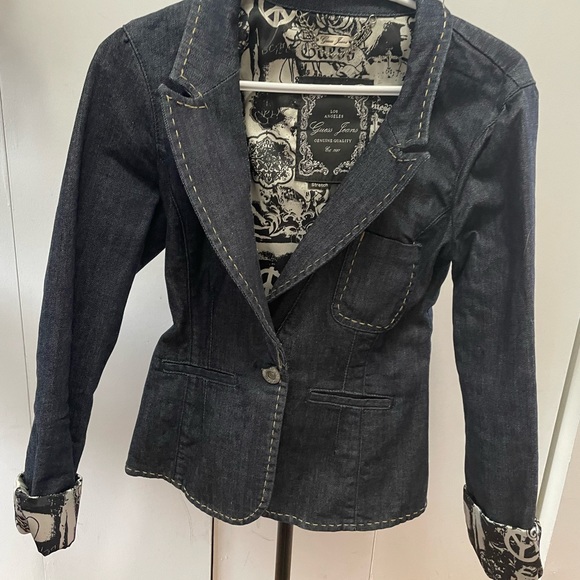 Guess denim blazer. - Picture 2 of 9